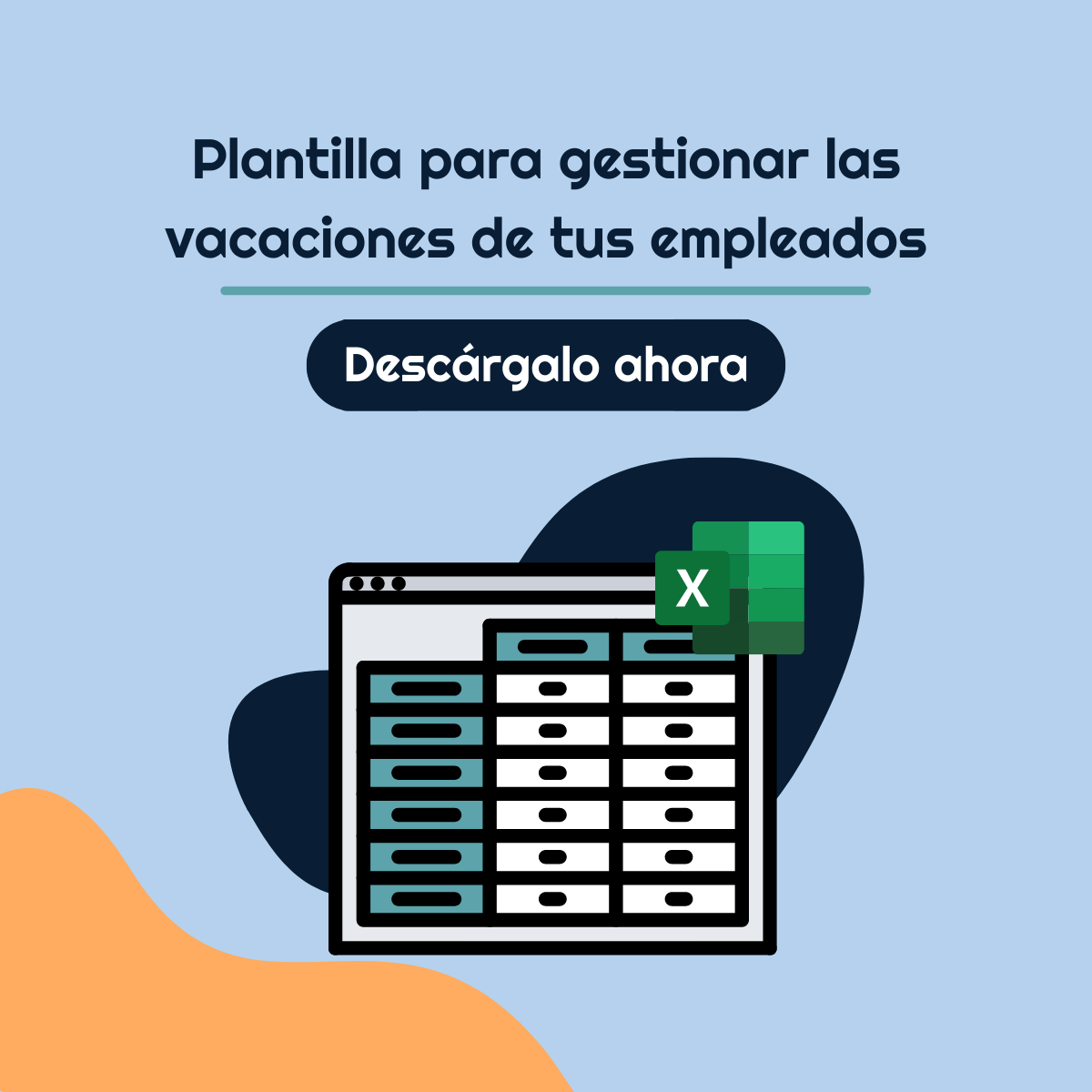 Plantilla Vacaciones Empleados Excel - Premium Light Illustration Gallery - High Resolution